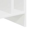 vidaXL Schallplattenschrank Wei&szlig; 78,5 x 35 x 45 cm Holzwerkstoff