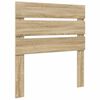 vidaXL Bettrahmen Sonoma-Eiche 75 x 190 cm Massives Kiefernholz