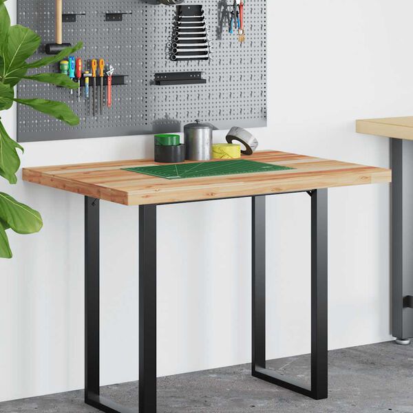 vidaXL Schreibtischplatte &Ouml;lbeschichtung 80x70x4 cm Massivholz Akazie