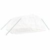 vidaXL Gew&auml;chshaus mit Stahlrahmen Wei&szlig; 20 m&sup2; 5x4x2,3 m