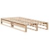 vidaXL Massivholzbett ohne Matratze 100x200 cm Kiefernholz