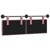 vidaXL H&auml;ngevorderseite Wandmontiert Rosa 150 x 55 x 7 cm Samt