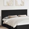 vidaXL Kopfteil mit Kopfteil Schwarz Eichen-Optik 200 cm Holzwerkstoff