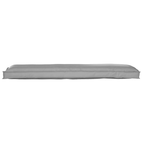 vidaXL Palettenkissenset 2 pcs Grau 150 x 40 x 8 cm Oxford-Stoff