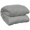 vidaXL Gewichtsdecke Grau 140x200 cm 10 kg Stoff