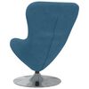 vidaXL Eiersessel Blau Samt
