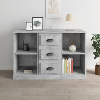 vidaXL Sideboard Betongrau 104,5x35,5x67,5 cm Holzwerkstoff