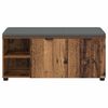 vidaXL Flurbank mit Kissen Uni Altholz 100 x 38 x 46 cm