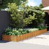 vidaXL Hochbeet 482x100x36 cm Cortenstahl