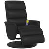 vidaXL Massage Relaxsessel Schwarz 71 x 98 x 106 cm Kunstleder