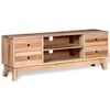vidaXL TV-Schrank Altholz Massiv