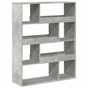 vidaXL Raumteiler Betongrau 100x33x125,5 cm Holzwerkstoff