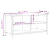 vidaXL TV-Schrank R&auml;uchereiche 100x40x50 cm Holzwerkstoff