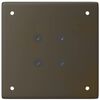vidaXL Bartischbeine 4 Stk. Naturstahl 90-92 cm Stahl