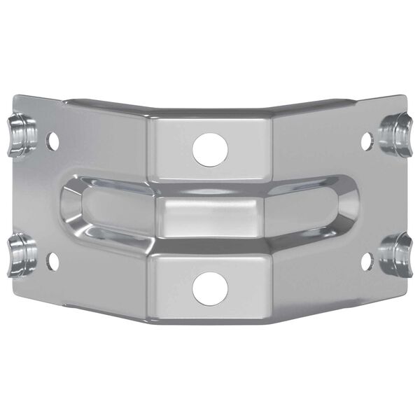 vidaXL Halterung 2 pcs Zink-beschichtet 106 x 55 x 1,5mm Stahl