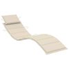 vidaXL Sonnenliegen 2 Stk. mit Auflagen Massivholz Akazie