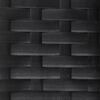 vidaXL Gartenbank 2-Sitzer Schwarz Poly Rattan