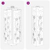 vidaXL Solar LED Weg Licht 2 pcs Rostig Galvanisiert