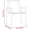 vidaXL Garten Essgruppe 5 pcs Braun Massivholz Akazie