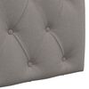 vidaXL H&auml;ngevorderseite Wandmontiert Taupe 130 x 55 x 7 cm Stoff