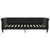 vidaXL Tagesbett Ausziehbar mit Schubladen Schwarz 90x200 cm Samt