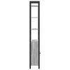 vidaXL B&uuml;cherregal Graues Sonoma 40 x 24 x 161 cm Holzwerkstoff