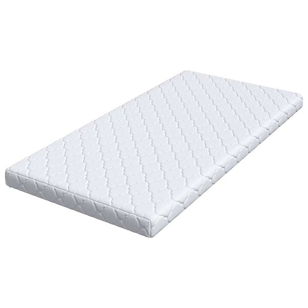 vidaXL Matratze Wei&szlig; 90 x 190 cm Jacquard-Stoff