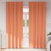 vidaXL Verdunkelungs-Vorh&auml;nge mit Ringen 2 pcs Terrakotta 225 x 140 cm