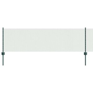 vidaXL Sechseckzaun mit Pfosten 50 x 0,6 m PVC-beschichteter Stahl