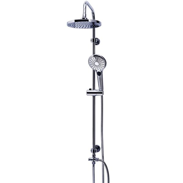 RIDDER Duschset Regendusche und Massage-Duschkopf Bahamas Chrom 91440
