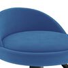 vidaXL Barhocker Blau Samt