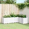 vidaXL Pflanzk&uuml;bel Wei&szlig; 160x120x53 cm PP