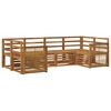 vidaXL Outdoor-Sofagarnitur 5 stk. Natur Massivholz Akazie