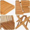 vidaXL Garten Essgruppe 7 pcs Braun Massivholz Teak
