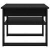 vidaXL Couchtisch Schwarz Eichen-Optik 64 x 54 x 44 cm Holzwerkstoff