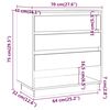 vidaXL Sideboard Wei&szlig; 70x41x75 cm Holzwerkstoff