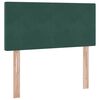 vidaXL Aufbewahrungsbett mit Matratze Dunkelgr&uuml;n 100 x 200 cm Samt