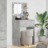 vidaXL Schlafzimmer-Frisiertische Beton Grau 80 x 39,6 x 135 cm