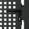 vidaXL Gartentor Anthrazit 100x100 cm Stahl