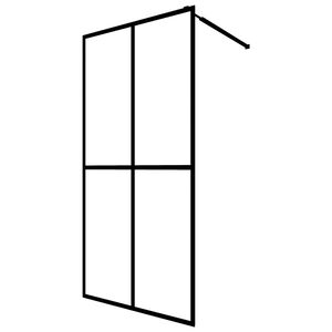 vidaXL Duschwand f&uuml;r Walk-in Dusche Mattes Sicherheitsglas 90x195 cm