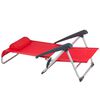 Bo-Camp Strandstuhl Aluminium Rot 1204793