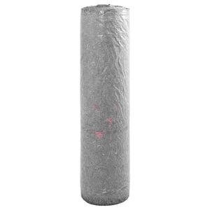 vidaXL Teichvlies 1 x 10 m Polyester und Baumwolle Grau