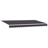 vidaXL Einziehbare Markise Anthrazit 400 x 200 cm Stoff