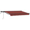 vidaXL Manueller Markisenrahmen mit LEDs 3 x 2,5 m
