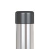 vidaXL Zaunpfosten 12 pcs Silber 90 cm Pulverbeschichteter Stahl