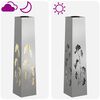 vidaXL Solar LED Weg Licht 2 pcs Rostig Galvanisiert