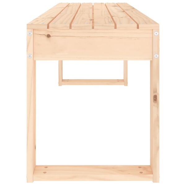 vidaXL Gartenbank 110x38x45 cm Massivholz Kiefer