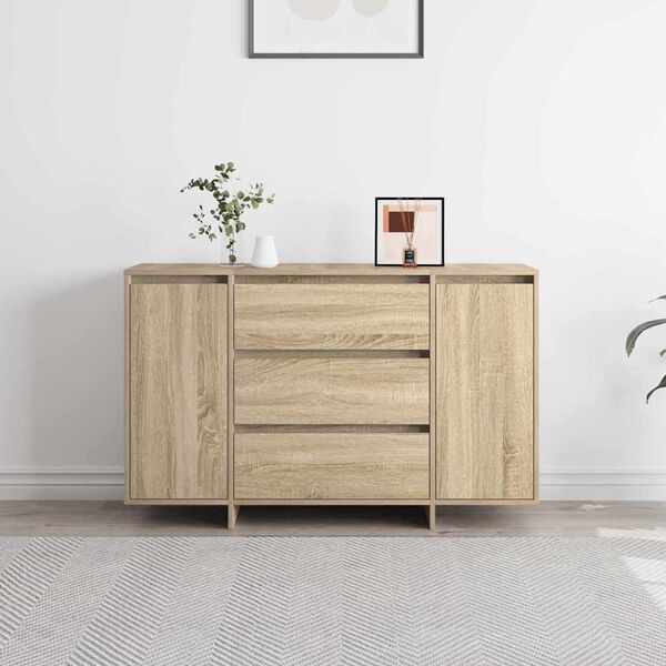 vidaXL Sideboard Sonoma-Eiche 120 x 41 x 75 cm Holzwerkstoff