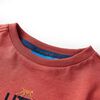 Kinder-Langarmshirt Dunkelrot 116