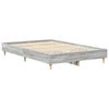 vidaXL Bettrahmen Graues Sonoma 193 x 123 x 25 cm Holzwerkstoff